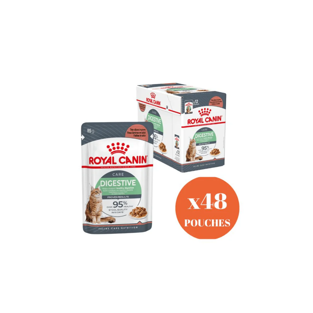ROYAL CANIN Digestive Care Gravy Wet Cat Food Pouches - Image 2