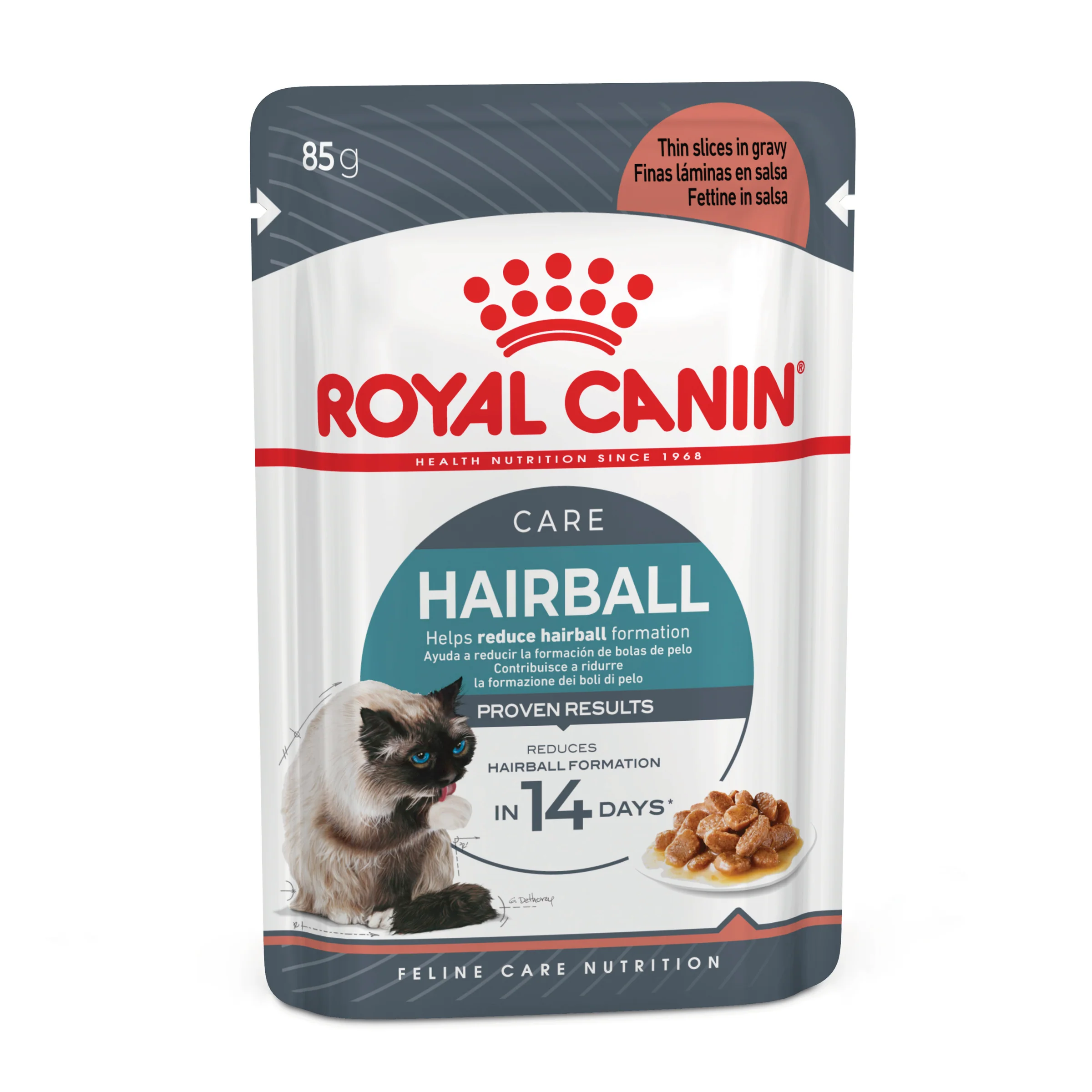 ROYAL CANIN Hairball Care Gravy Wet Cat Food Pouches - Image 2