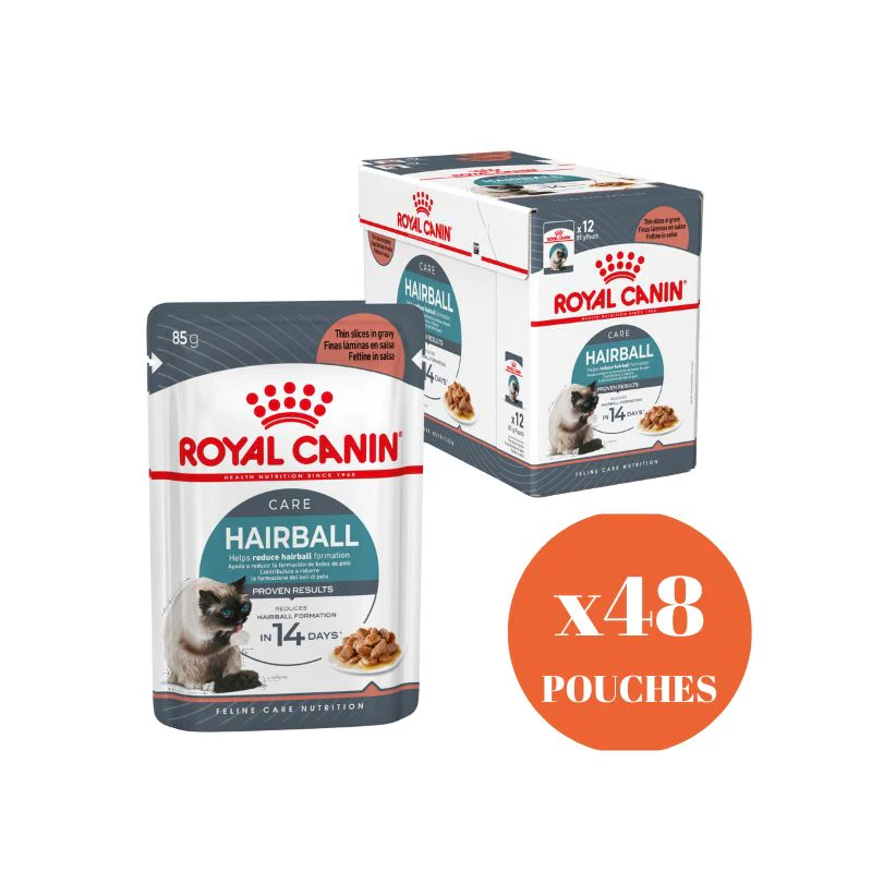 ROYAL CANIN Hairball Care Gravy Wet Cat Food Pouches - Image 3
