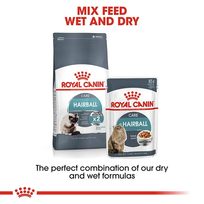 ROYAL CANIN Hairball Care Gravy Wet Cat Food Pouches - Image 7