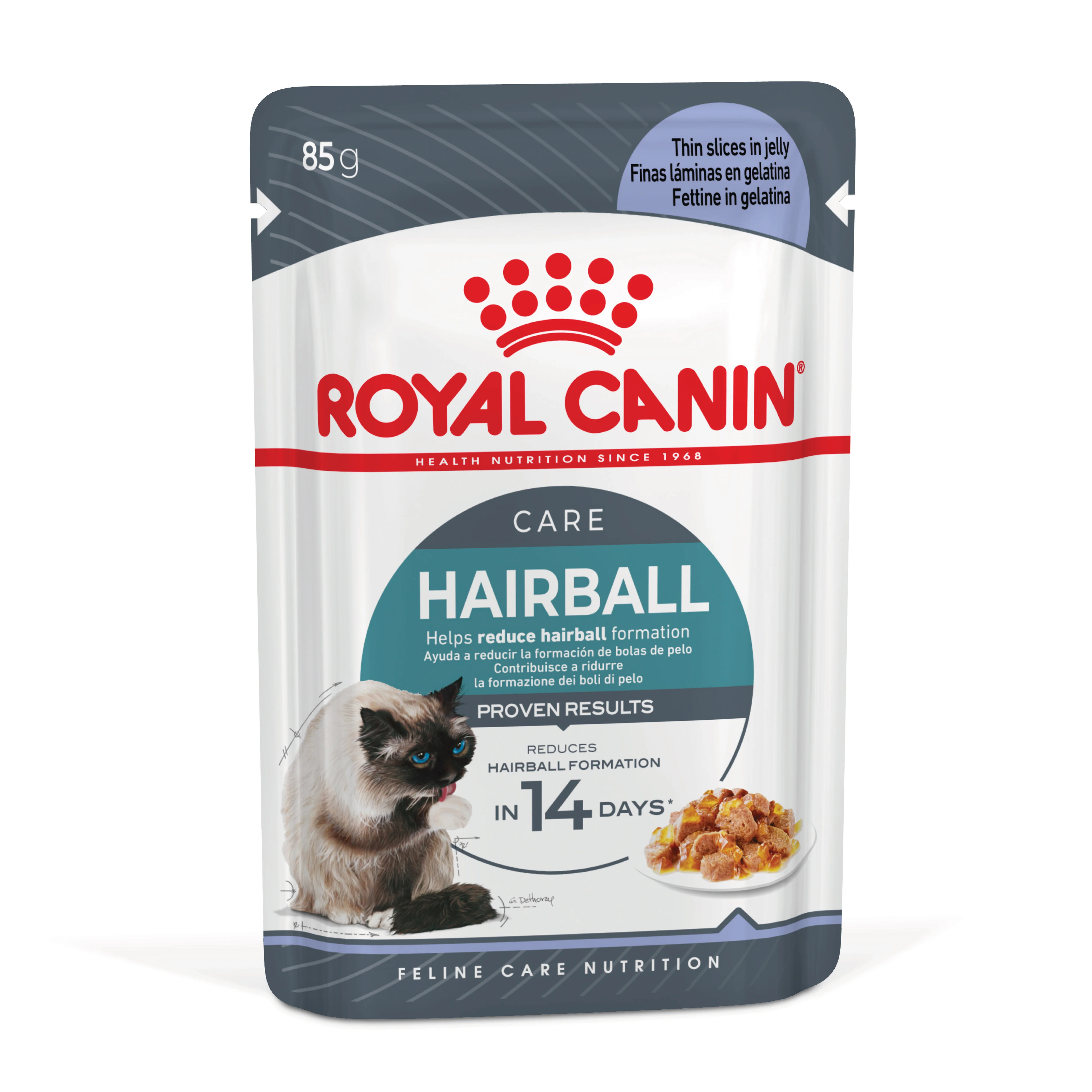 ROYAL CANIN Hairball Care Jelly Wet Cat Food Pouches - Image 2