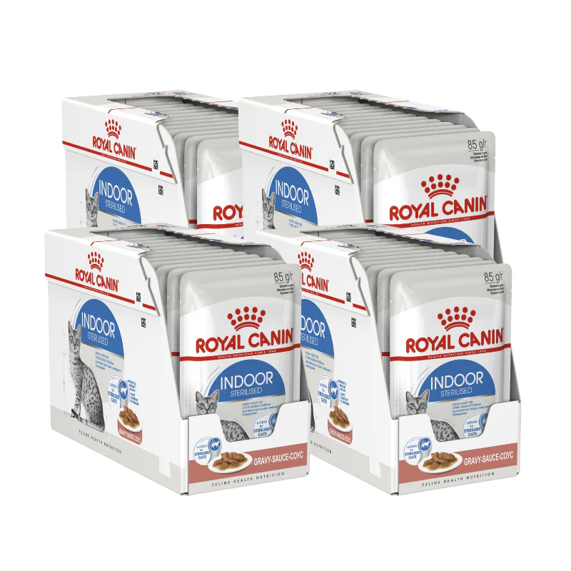 ROYAL CANIN Indoor Adult Gravy Wet Cat Food Pouch - Image 2