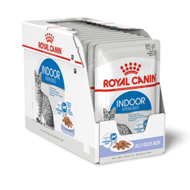 ROYAL CANIN Indoor Adult Jelly Wet Cat Food Pouch - Image 2