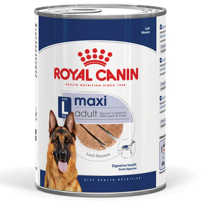 Royal Canin Loaf Maxi Adult Wet Dog Food 410g x 12