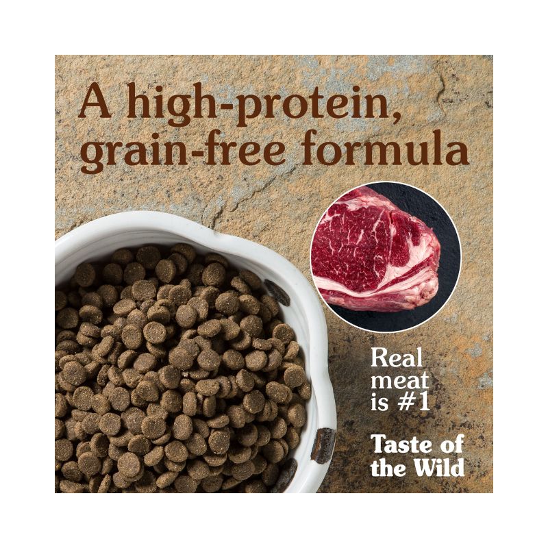 Taste of the Wild High Prairie Grain Free Bison Venison Dry Dog Food - Image 3