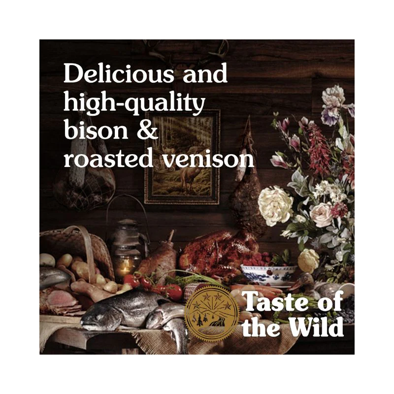 Taste of the Wild High Prairie Bison Venison Puppy Dry Dog Food 12.2KG - Image 4