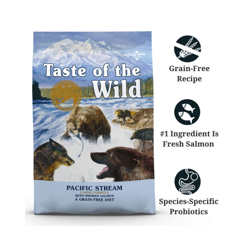 Taste of the Wild Grain Free Pacific Stream Smoked Salmon Dry Dog Food - Image 2