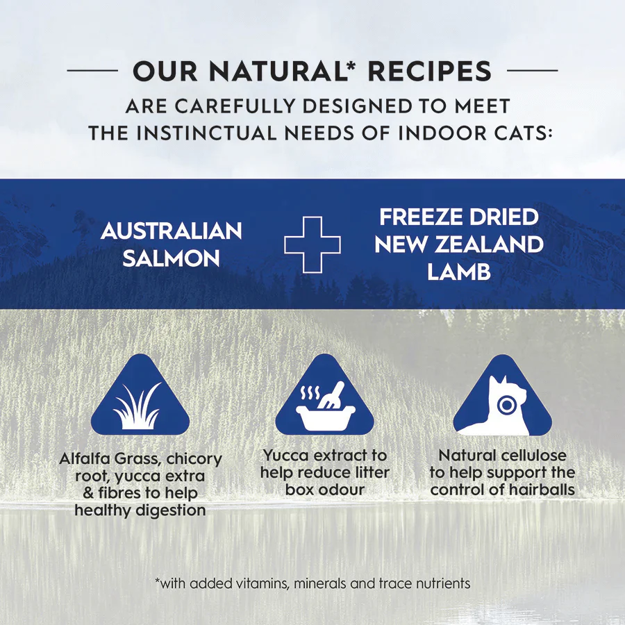 TRILOGY Grain Free Salmon & Freeze Dried Lamb Adult Dry Cat Food - Image 3