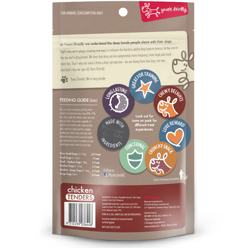 Yours Droolly Chicken Tender Dog Treats - Image 3