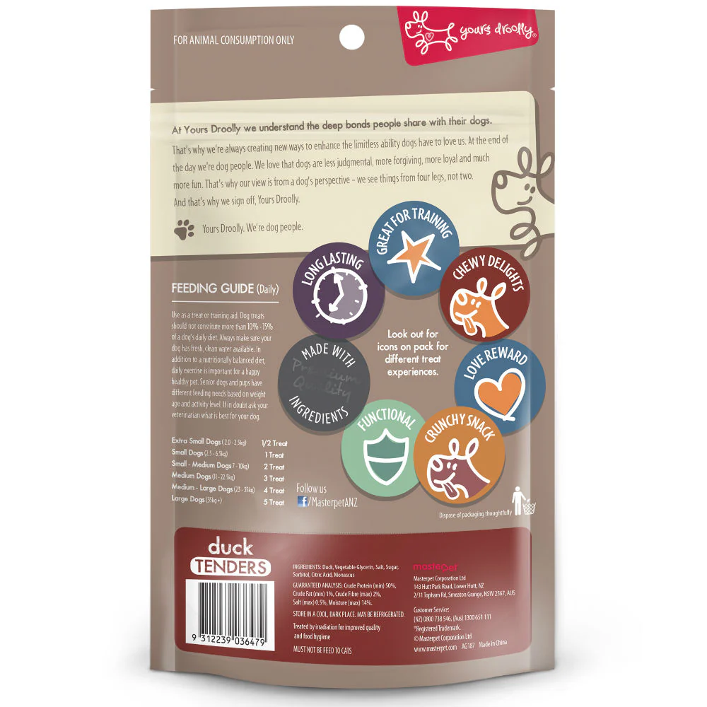 Yours Droolly Duck Tender Dog Treats - Image 2