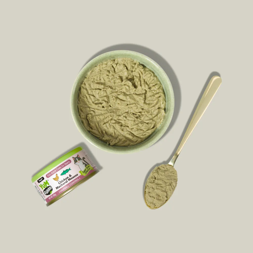 YUMGUARD Hairball Control Chicken & Mackerel Adult Wet Cat Food - Image 4