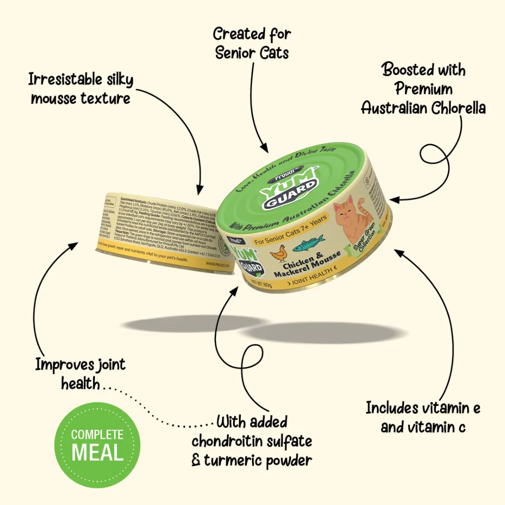 YUMGUARD Joint Health Chicken & Mackerel Senior 7+ Wet Cat Food - Image 3